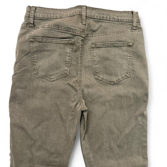 Altar'd State Women's Size 29/9 Stretch Green High Rise Jeans Sand Dollar - Picture 5 of 9